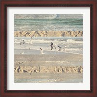 Framed 'Flying Beach Birds II' border=