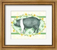 Framed Piggy Wiggy II