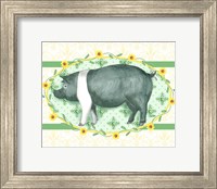 Framed Piggy Wiggy II