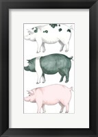 Framed Piggy Wiggy Set