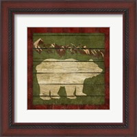 Framed Rustic Nature on Plaid I