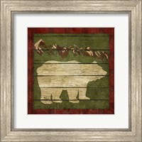 Framed Rustic Nature on Plaid I