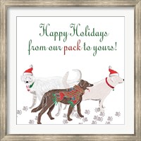 Framed Woof Holiday Pack I
