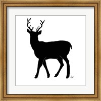 Framed Deer Silhouette