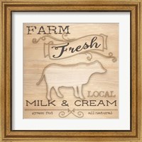 Framed 'Country Organic Dairy I' border=