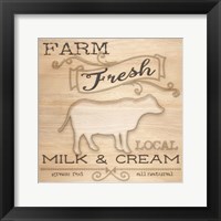 Country Organic Dairy I Framed Print