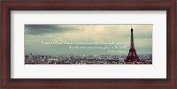 Framed Paris Expression