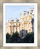 Framed Watercolor Streets of Paris III