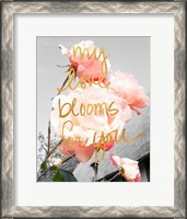Framed Love Blooms I