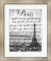 Framed Musical Paris