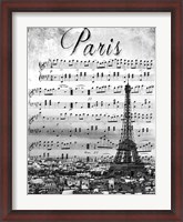 Framed Musical Paris