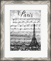 Framed Musical Paris