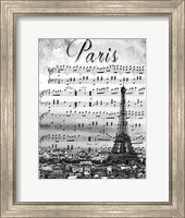 Framed Musical Paris