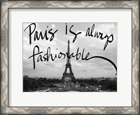 Framed Fashionable Paris