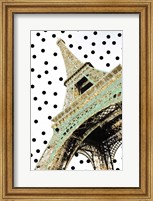 Framed Eiffel Tower with Glitter