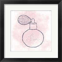 Framed 'French Perfume I' border=