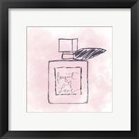 Framed 'French Perfume II' border=
