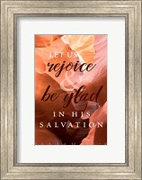 Framed Rejoice in His Salvation