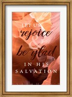 Framed Rejoice in His Salvation