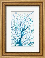 Framed Blue Dancing Tree