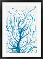 Framed Blue Dancing Tree