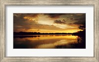 Framed Yellow Sunset