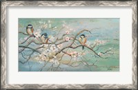 Framed Spring Branch with Birds
