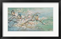 Framed Spring Branch with Birds