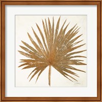 Framed Golden Leaf Palm I