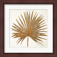 Framed Golden Leaf Palm I