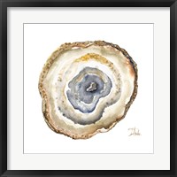 Framed Agate Watercolor I