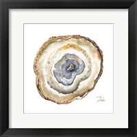 Agate Watercolor I Framed Print