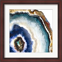Framed Up Close Agate Watercolor II