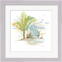 Framed 'Happy Place II' border=
