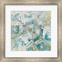 Framed 'Beach Umbrella Abstract II' border=