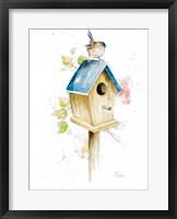 Framed Bird House I