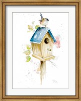 Framed Bird House I