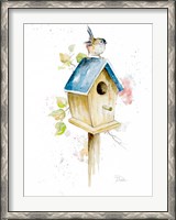 Framed Bird House I