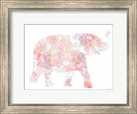 Framed Flowers In Elephant