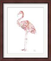 Framed Flowers In Flamingo