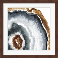 Framed Gray and Gold Agate II