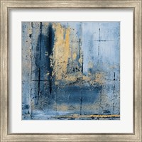 Framed Golden Blues I