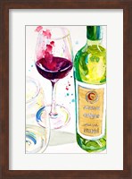 Framed Red and White Wine II