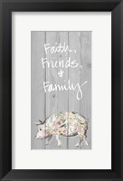 Framed Faith Friends Family
