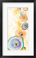 Framed Vibrant Agates Panel