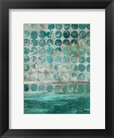 Framed Dots on Turquoise