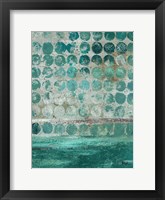 Framed Dots on Turquoise
