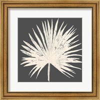 Framed 'Sophisticated Palm Leaf I' border=