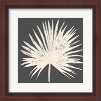 Framed 'Sophisticated Palm Leaf I' border=