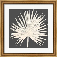 Framed Sophisticated Palm Leaf I